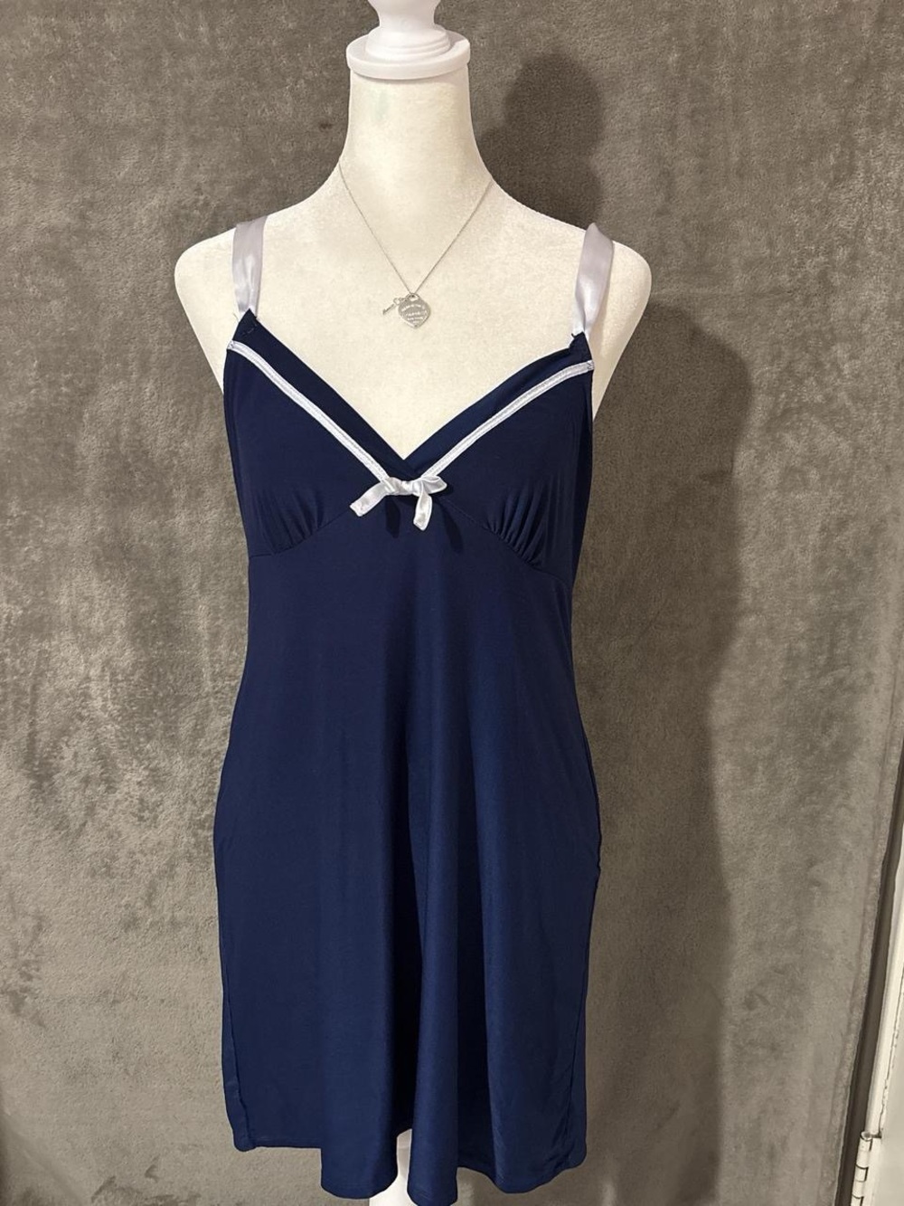Blue Coquette Babydoll Lingerie Nightgown